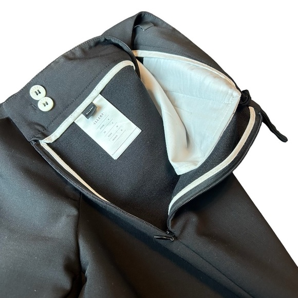 ELLERY Sinuous Cropped Bell Bottom Suit Pants Side Zip Wool Blend Sz.4 - Picture 10 of 16